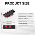 thumbnail image 2 of 4 Way Spring Terminal Clip Push Release Connector Plate Strip Block WP4-1 4Pcs, 2 of 6