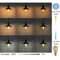 thumbnail image 4 of Kiven H-Type Track Lighting Pendants, 3-Light h Track Pendant Lights with Iron Lampshade,Dimmable H Track Light Pedant for Home Cafe Kitchen Island, Cord Length Customization,Black Finish, 4 of 7