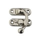 thumbnail image 2 of Riwesomey Candado antiguo Cerradura de gancho de hierro Cerradura de seguridad Oculto Capturas Decoración Joyero Muebles Accesorios de hardware Herramientas y ferretería Gancho derecho plateado, 2 of 6