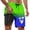 Green, variant on Men's Long Inseam Swim Trunks Quick Dry Board Shorts Modest Coverage Beach Shorts with Elastic Waist Durable Lightweight Fabric for Swimming Beach Yellow M