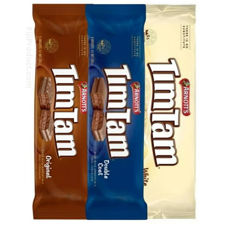 Tim Tam Sampler - Original, Double Coat, White (Deal Pack Of 3) Arnott's Chocolate Cookie Biscuits, Full Size Aussie Made & Loved ... " Summer Pack "