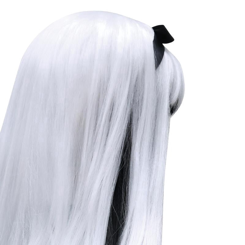 Gothic Wig Costume Accessory for Adults, Black and White, Halloween by Way To Celebrate