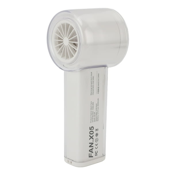 Ventilador Portátil De Mano, Alta Velocidad Ajustable, 100 Velocidades, Batería De 3000 MAh, Mini Ventilador De Bolsillo Recargable Con Cuerpo De Metal Y Pantalla Digital,