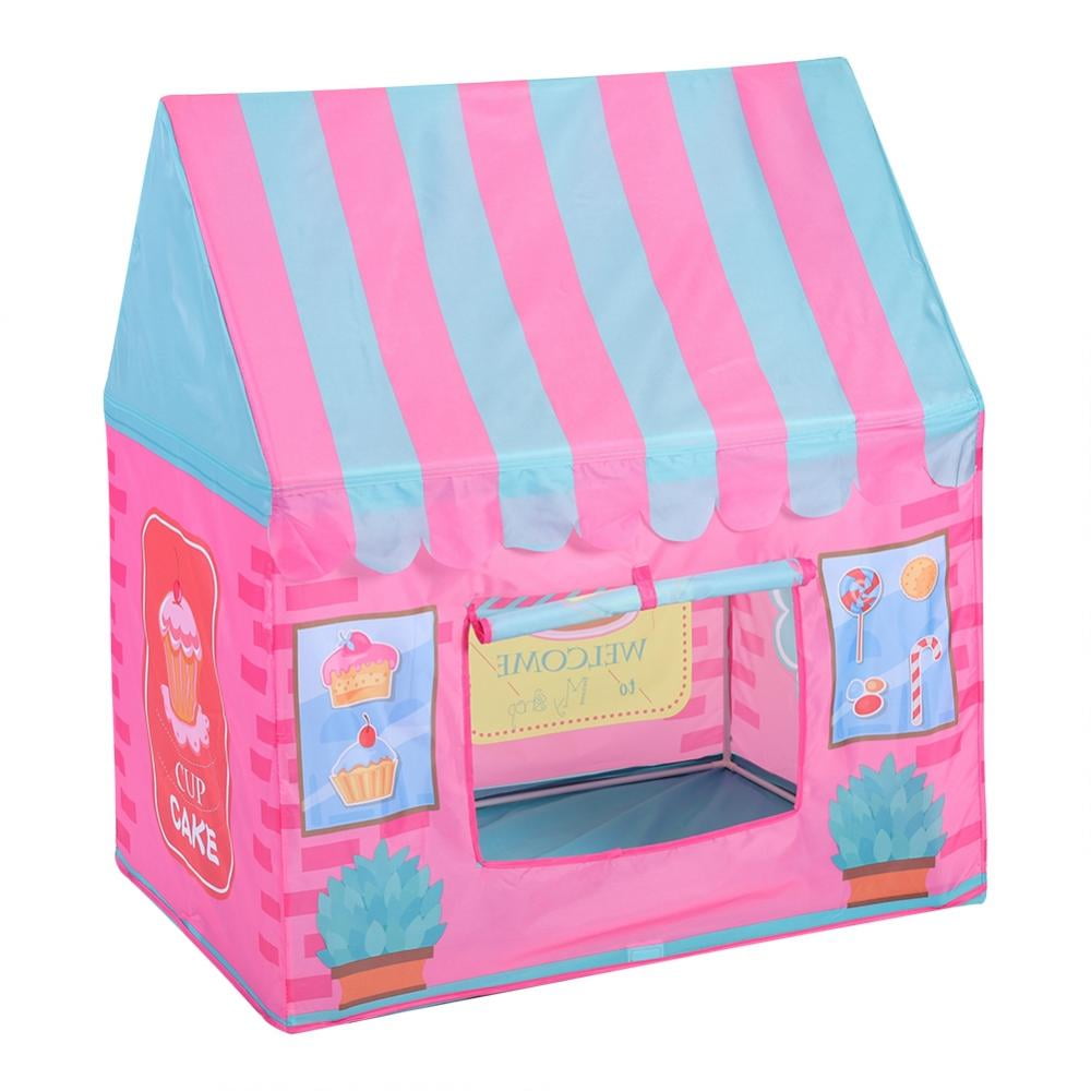 HERCHR Baby Playhouse, Children Desert House Girls Pink Play Outdoor