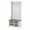 Shiplap Gray/Pure White, variant on Bush Furniture Salinas Hall Tree with Storage Bench, Shiplap Gray & White