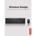 thumbnail image 4 of Combo de teclado y ratón Lenovo 100 Wireless Black, 4 of 6