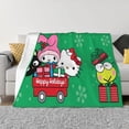 thumbnail image 4 of Lsque Sanrio Print Flannel Throw Blanket, Ultra-soft Blanket for Bed, Couch, Car, Hypoallergenic Anti-pilling blanket-60"x50", 4 of 8