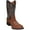 Avellana, variant on Men's Leather Cowboy Western Boot, Square Toe, Black, Brown