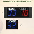 thumbnail image 2 of Score Keeper Portable Tabletop Electronic Scoreboard with Remote Digital Scoreboard for Basketball Sports Indoor Games, 2 of 7