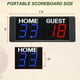 Score Keeper Portable Tabletop Electronic Scoreboard with Remote Digital Scoreboard for Basketball Sports Indoor Games - image 2 of 7