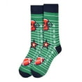 thumbnail image 2 of Urban-Peacock Men's Novelty Fun Socks - Football - Green - 1 Pair, 2 of 4