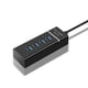 thumbnail image 1 of Seitruly ABS USB 3,0 Hub portátil 4 puertos transmisión rápida ratón teclado WiFi cámara Joystick Notebook ordenador escritorio Hubs Videojuegos y accesorios Negro, 1 of 6