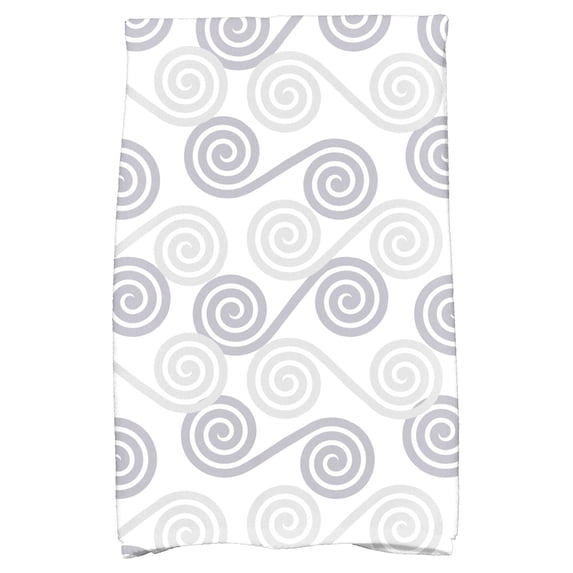 Simply Daisy 18" x 30" Rip Curl Geometric Print Hand Towel