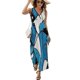 thumbnail image 1 of Vestido De Noche De Lujo Sin Mangas Para Mujer, Abstract Geometrical Vestido De Fiesta, 1 of 5