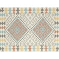 thumbnail image 1 of Ahgly Company Indoor Rectangle Contemporary Light French Beige Brown Southwestern Area Rugs, 2' x 5', 1 of 6