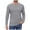 Light Gray, variant on COOFANDY Men's Waffle Knit Long Sleeve T-Shirt, Crew Neck Thermal Pullover with Chest Pocket, Slim Fit Soft Casual Shirt for Fall Winter Daily Wear