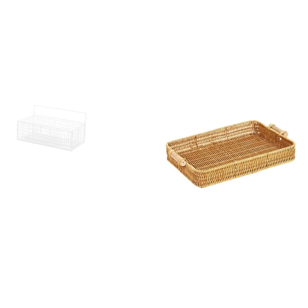 Cesta de almacenamiento,Cesta organizadora de almacenamiento de cocina colgante de alambre,Organizador de pared para baño con cesta de almacenamiento de alambre,Cestas de almacenamiento,Cestas