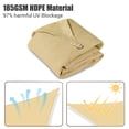 thumbnail image 3 of Yescom 11 Ft Triangle Sun Shade Sail with Hardware Kit 97% UV Block Outdoor Patio Pool Deck Yard Net Awning Canopy, 3 of 9