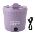 thumbnail image 2 of Ramen Cooker, 1.2L Portable Small Rapid Noodle Cooker Ramen Pot Electric Pot Electric Pot Stick Proof for Cooking Pasta Egg Soup Electric Rapid Noodle Cooker Electric Noodle Cooker, 2 of 7