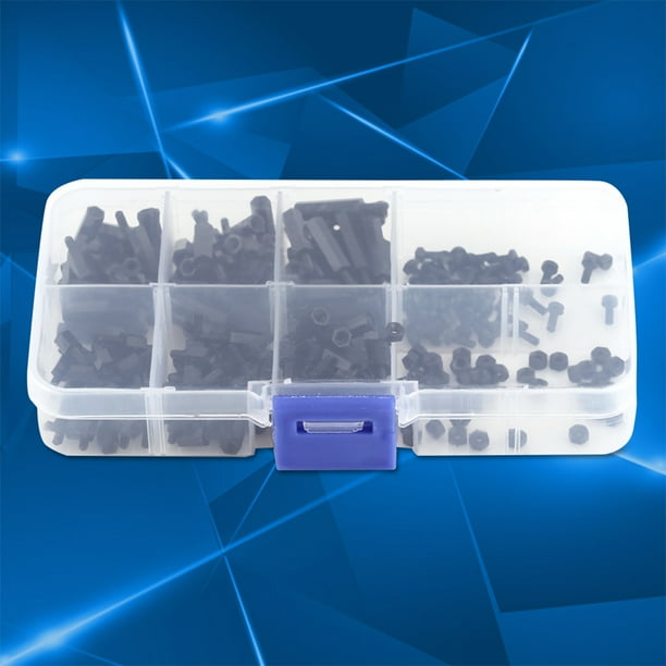 YOKIVE 150uds M3 Separación Tornillos, Nylon Hexagonal PCB Separadores