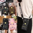 thumbnail image 2 of Funda De Bolsa De Lujo Para Xiaomi Poco X5 Pro M4 X4 F4 5G Cartera Para Teléfono Con Cordón De Silicona Tarjeta Monedero Forma Linda Cubierta De La Carcasa, 2 of 4