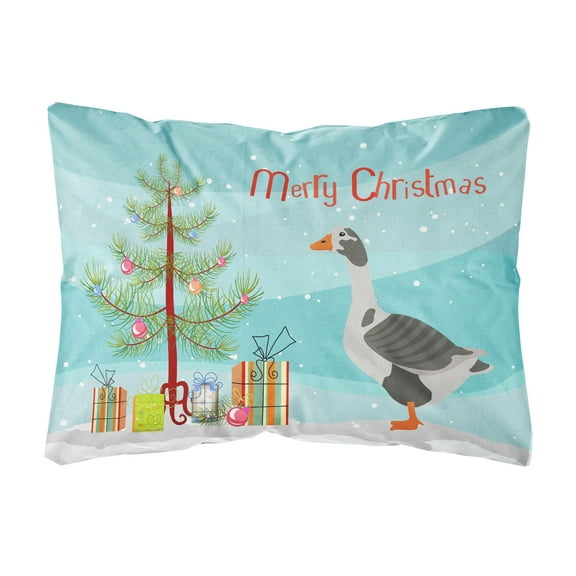 West of England Goose Christmas Canvas Fabric Decorative Pillow