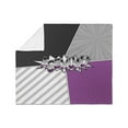 thumbnail image 4 of CafePress - Halftone Asexual Pride Typography With Flag Backgr - Soft Fleece Throw Blanket, 50"x60" for All Ages, 4 of 5