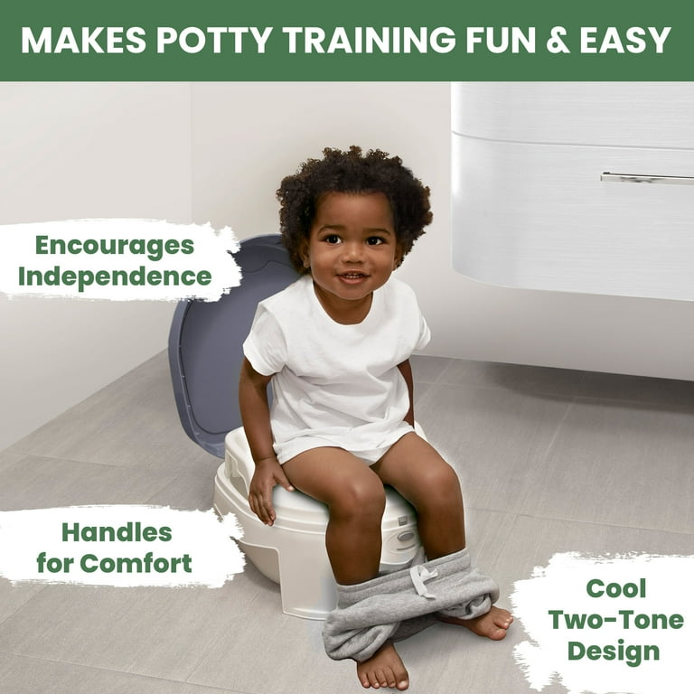 Delta Children PerfectSize Potty - Made with Eco-Friendly Recycled