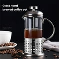 thumbnail image 1 of YAOMOBB Anti-scald Handle Kettle Filter Press Pot 350ML Coffee Maker Filter Press Pot Scald Handle Portable 304 Stainless Steel Coffee Pot Coffee Kettle, 1 of 5