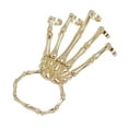 thumbnail image 3 of destyer Bracelet Squelette avec Anneaux Élasticité pour Fête Or, 3 of 9