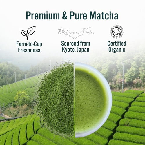 Green Origins Organic Super Japanese Matcha Latte Blend 100g, British Import (Pack of 2)
