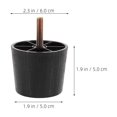 thumbnail image 2 of unbranded 8Ud Soportes Regulables Para Patas De Muebles Con Instalación Por Tornillo Negro, 2 of 8
