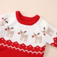 thumbnail image 5 of Toddle Baby Girl Boy Christmas Outfit Baby Girl Boy Christmas Sweater Sweatshirt Warm Crewneck Winter Clothes 2-7T, 5 of 8