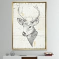 thumbnail image 2 of Designart ' Deer Wild and Beautiful II ' Wildlife Animal Framed Canvas, 2 of 3