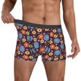 thumbnail image 2 of Kdxio Men's Boxer Briefs with Leaves Flower Print - Comfortable and Breathable Underwear for Everyday Wear, 2 of 7