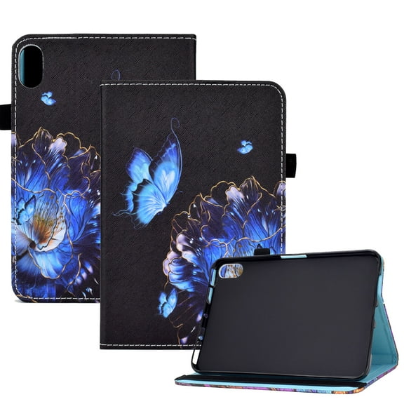 TECH CIRCLE iPad 10th Generation Case iPad 10.9 Inch Case 2022, iPad Case 10th Generation Stand Smart Cover with Hand Strap Card Slots Wallet Case for iPad 10th Gen 10.9" 2022,Flower