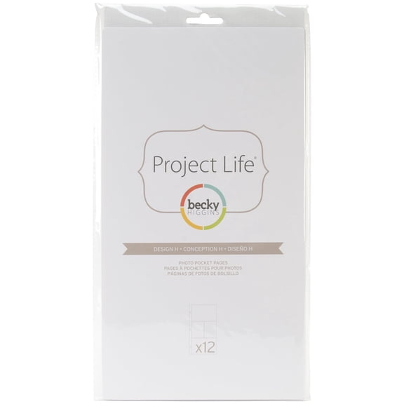 Project Life Photo Pocket Pages 12/Pkg-Design H
