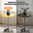 thumbnail image 6 of Magshion 23.6" Round Adjustable Height Bistro Bar Pub Table, Metal Base Pub Table, Yellow, 6 of 8