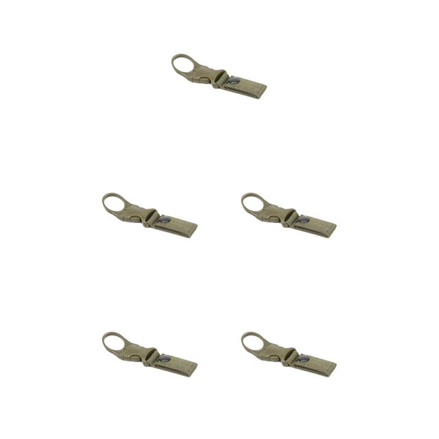 Soidarity Colgador para botellas de bebidas, senderismo, viajes, escalada, , pesca, , portabotellas, hebillas de plástico, accesorios Type8 NO8