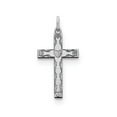 thumbnail image 2 of Sterling Silver Laser Cut Latin Designed Cross Pendant, 2 of 4