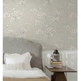 thumbnail image 2 of Seabrook Designs Pavestone & Pink Mist Blossoming Branches Prepasted Wallpaper - 20.5 in. W x 33 ft. Roll, 2 of 7