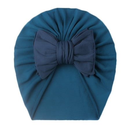 

Relanfenk Baby Hats Boys Girls Turban Bun Beanie Bowknot Elastics Turban Cap Hat