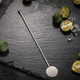 thumbnail image 4 of Pajitas de cóctel reutilizables, acero inoxidable, diseño sofisticado, utensilios de cóctel fáciles de limpiar para limonada, té helado, 4 of 8