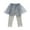 Bowknot grey, variant on 2-8T Girls Footless Leggings Tights with Ruffle Tutu Skirts Kids Culottes Ballet Pantskirt