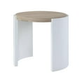 thumbnail image 3 of ACME Zoma End Table in White High Gloss & Oak, 3 of 3