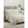thumbnail image 4 of Dena Home Pink Sonnet 3-Piece Quilt Set, King, 4 of 7