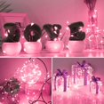 thumbnail image 5 of Fairy Lights Kolpop LED, funciona con pilas, 30 unidades, color rosa, 5 of 5