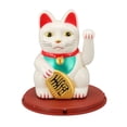 thumbnail image 1 of Estatua Solar De La Fortuna Del Gato De La Suerte, Brazo Agitador De Plástico Fengshui Maneki Neko Para Bendiciones De Riqueza, Con Panel Solar Incorporado Para Decoración Del, 1 of 7
