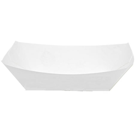 Dixie® Kant Leek Grease-Resistant Disposable Paper Food Tray, KL300W8, 3lb, 250 Trays per Pack, 2 Packs per Case