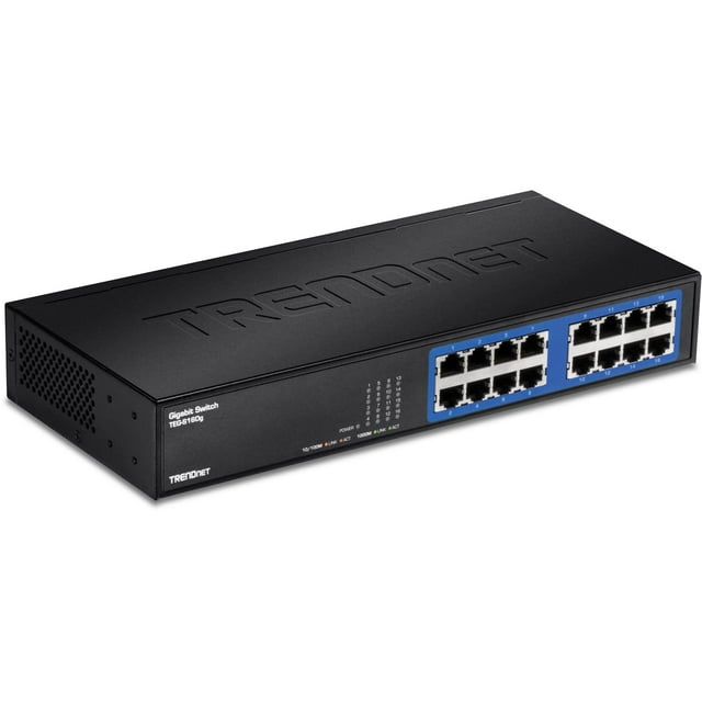 Conmutador TRENDnet TEG-S16DG Gigabit no administrado de 16 puertos